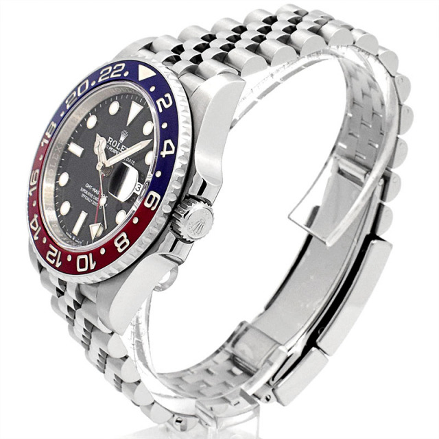 まるぽん出品 国際保証書有り】ROLEX ロレックス GMTマスター2 126710BLRO