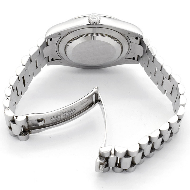 シュトラ 未使用 デイデイトII ロレックス ROLEX 218206 アイスブルー/アラビア文字盤