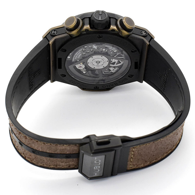 ぴんころ「S」プロフ必読☆樣専用 国際保証書有り】HUBLOT ウブロ ビッグバンウニコ ブロンズ 421