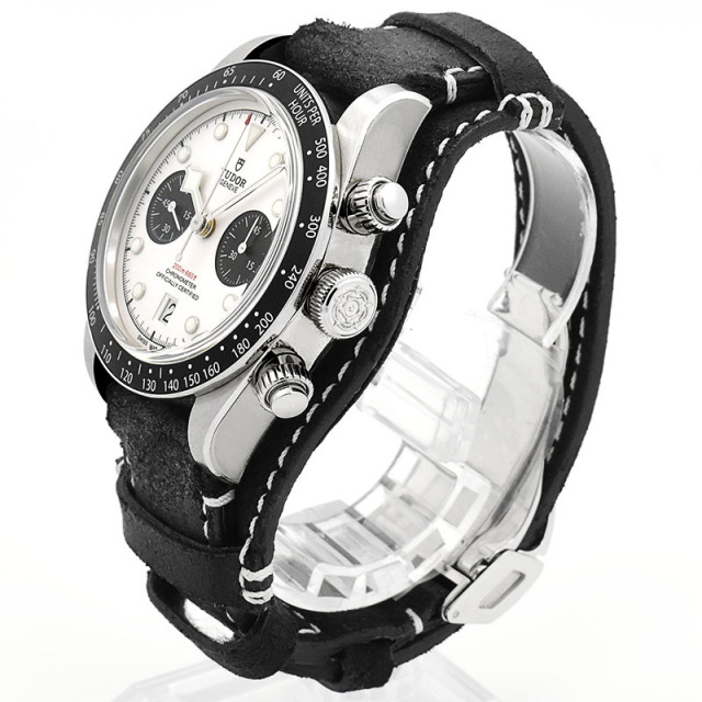 えす様　TUDOR ブラックベイクロノ 79360 純正レザーベルト　未使用品！ Tudor - チューダー ブラックベイクロノ 79360N レザーベルト ブント未