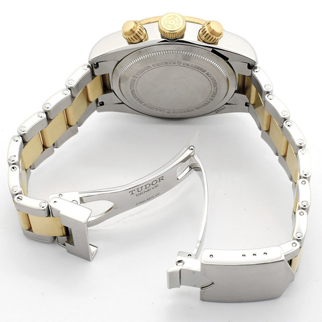 国際保証書有り】TUDOR チューダー ブラックベイクロノ S&G