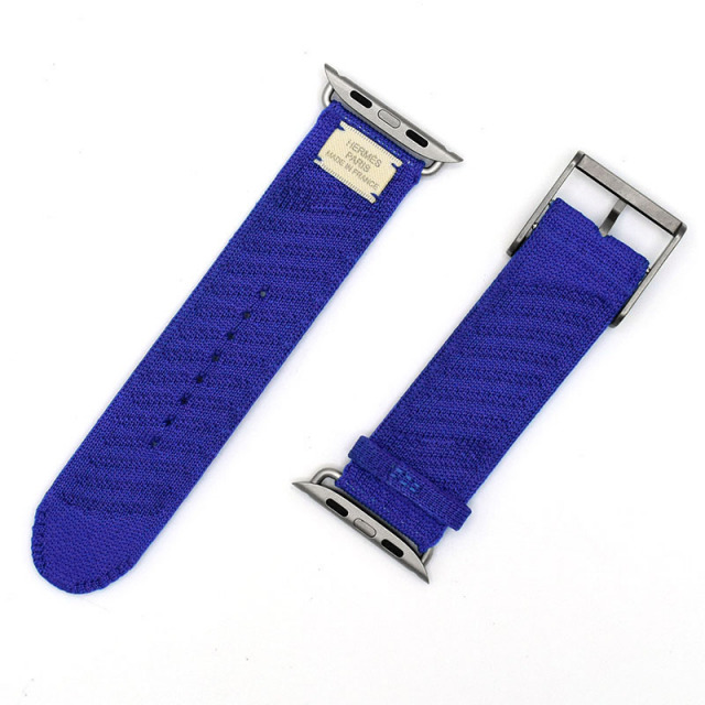 HERMES エルメス ベルトパーツ アップルウォッチ45mm 腕時計 ナイロン SV レディース [中古] HERMES（エルメス） ベルトパーツ アップルウォッチ45mm 腕時計