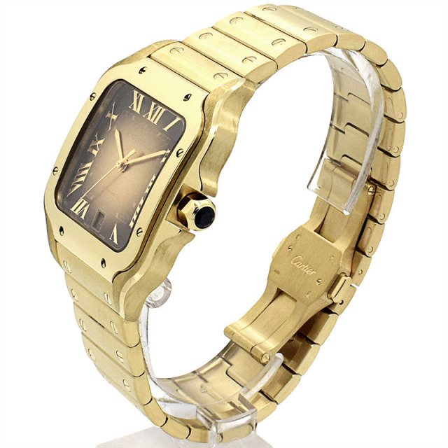 Cartier クォーツ 腕時計 ゴールド Cartier Santos De Cartier Watch Large Model, Automatic Movement