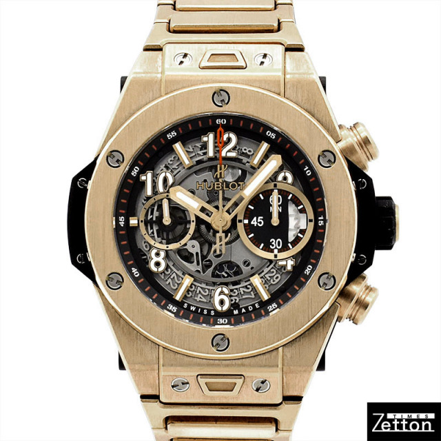 国際保証書有り】HUBLOT ウブロ ビッグバンウニコ キングゴールド 411