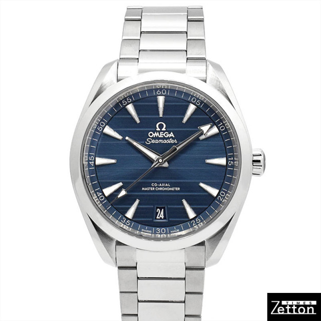 OMEGA シーマスター オートマチック 青文字盤 国際保証書有り】OMEGA オメガ シーマスターアクアテラ マスタークロノ