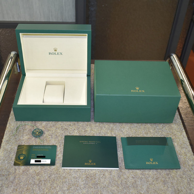 国際保証書有り】ROLEX ロレックス エクスプローラー2 226570 腕時計