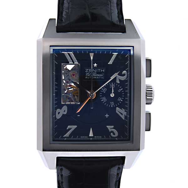 ゼニス　ZENITH　グランドポートロワイヤル　オープン　03.0550.4021/21.C503　ブラック　エルプリメロ　新品