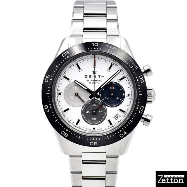 ゼニス ZENITH クロノマスタースポーツ 03.3100.3600/69.M3100 ホワイト 41mm 新品 Zetton
