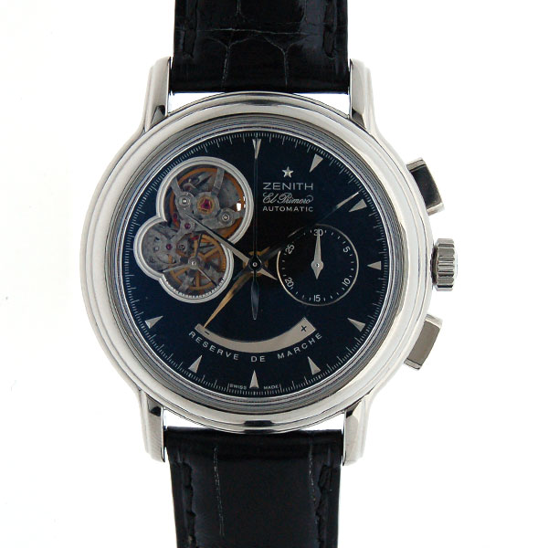 ゼニス　ZENITH　クロノマスターTオープン　03.0240.4021/ 21.C495　エルプリメロ　40mm　ブラック　新品