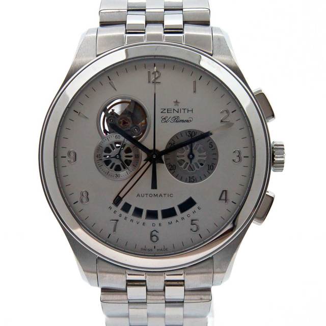 ゼニス　ZENITH　グランドクラスオープンエルプリメロ　 03.0520.4021/01.M520　SS　44mm　ホワイト　新品
