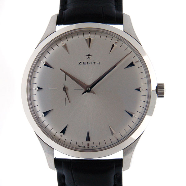 ゼニス　ZENITH　エリート　ウルトラシン　03.2010.681/01.C493　40mm　シルバー　新品