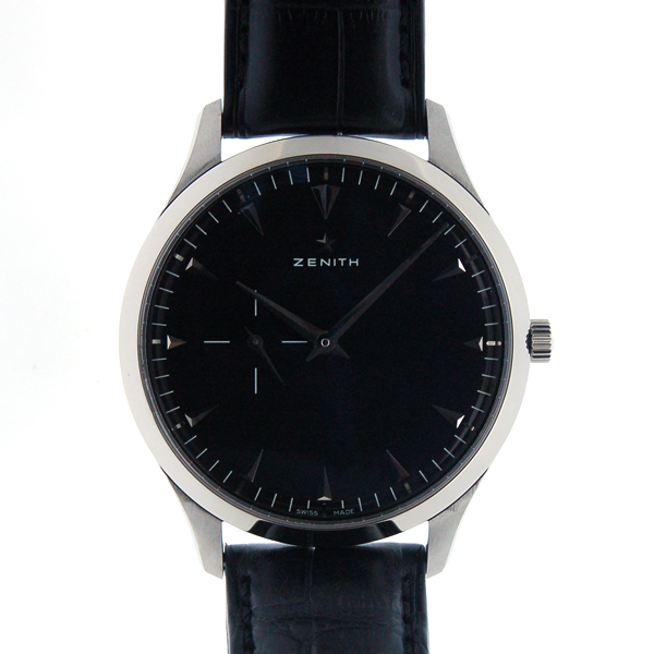 ゼニス　ZENITH　エリート　ウルトラシン　03.2010.681/21.C493　SS　40mm　ブラック　新品