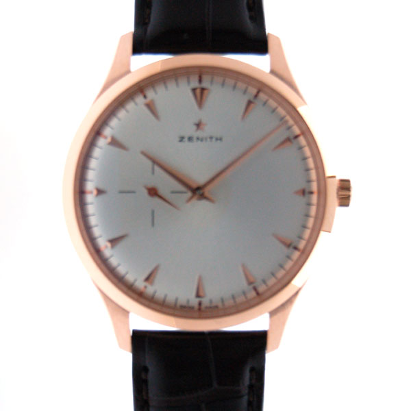 ゼニス　ZENITH　エリート　ウルトラシン　18.2010.681/01.C498　K18RG　40mm　シルバー　新品