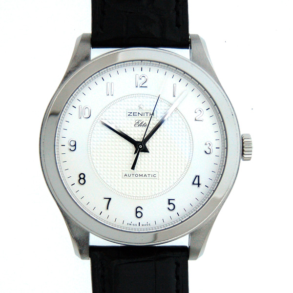 ゼニス　ZENITH　グランドクラス　エリート　03.0520.679/02.C492　シルバー　メンズ　新品