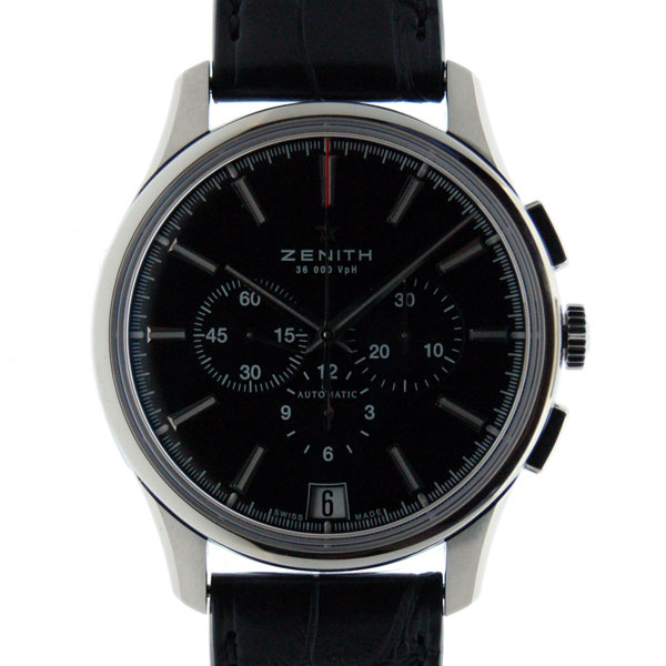 ゼニス　ZENITH　キャプテン　クロノグラフ　03.2110.400/22.C493　革　Dバックル　新品