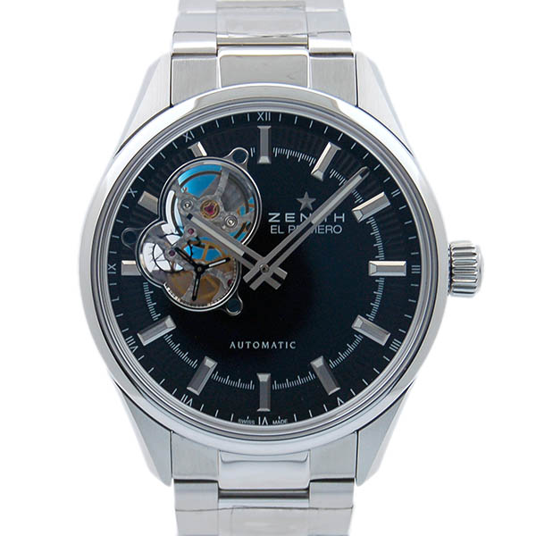 ゼニス　ZENITH　エル プリメロ シノプシス 03.2170.4613/21.M2170　SS　ブラック　新品
