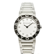 ブルガリ　BVLGARI　ブルガリブルガリ　BB26WSS/12　26mm　レディース　クォーツ　12Pダイヤ　新品