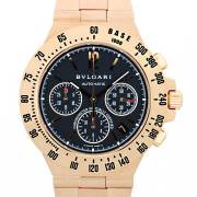 ブルガリ　BVLGARI　ディアゴノクロノグラフ　CH40GGD　金無垢　18KYG　50％OFF　超目玉価格