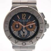 ブルガリ　BVLGARI　ディアゴノ　キャリブロ303　DG42C14SWGSDCH　クロノグラフ　SS×WGベゼル　シルバーグレー　新品