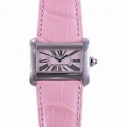 カルティエ　CARTIER　ミニタンク　ディバン　ピンク　レディース　W6301455　