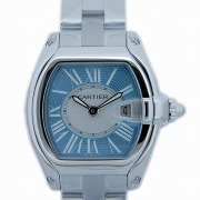 カルティエ　CARTIER　ミニロードスター　W62053V3　クォーツ　ブルー×シルバー　レディース　未使用品　世界2500本