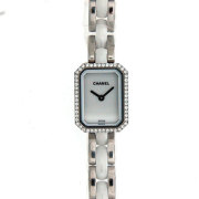 シャネル　CHANEL　プルミエール　ホワイトセラミック　H2132　ケースダイヤ　新品