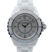 シャネル　CHANEL　J12　H3214　38mm　シェルダイヤ　ホワイトセラミック　クォーツ　新品
