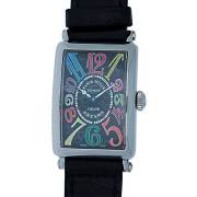 フランクミュラー　FRANCK MULLER　ロングアイランド　カラードリーム　902QZ　SS　黒文字盤　ブラック　クォーツ　新品