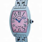フランクミュラー　FRANCK MULLER　トノーカーベックス　1752QZ　レディース　ピンク　SS　新品