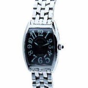 フランクミュラー　FRANCK MULLER　トノーカーベックス　1752QZ　クォーツ　レディース　SS　ブラック　新品