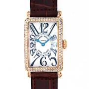 フランクミュラー　FRANCK MULLER　ロングアイランド　902QZD　ダイヤ巻き　シルバー　K18YG　イエローゴールド　クォーツ　超目玉価格