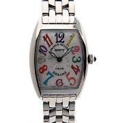 フランクミュラー　FRANCK MULLER　トノーカーベックス　カラードリームス　1752QZCD　クォーツ　レディース　SS　新品