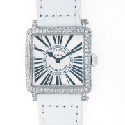 フランクミュラー　FRANCK MULLER　マスタースクエア　6002QZD　ダイヤ巻き　ホワイトゴールド　ミラーダイアル　クォーツ　新品