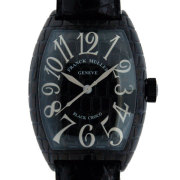 フランクミュラー　FRANCK MULLER　トノーカーベックス　ブラッククロコ　9880SC BLK CRO　メンズ　PVD　新品