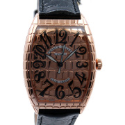 フランクミュラー　FRANCK MULLER　トノーカーベックス　ゴールドクロコ　6850SC GOLD CRO　革ベルト　新品