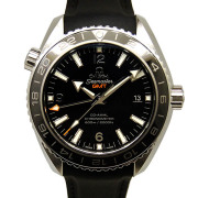 オメガ　OMEGA　プラネットオーシャンGMT　232.32.44.22.01.001　SS　ブラック　43.5mm　ラバー　新品