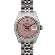 ロレックス　ROLEX　デイトジャスト　179174　レディース　ピンク　SS/WG　新品