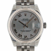 ロレックス　ROLEX　デイトジャスト　178274　グレーローマ　ボーイズ　31mm　SS/WG　新品