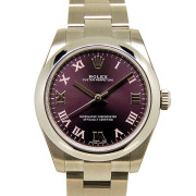 ロレックス　ROLEX　オイスターパーペチュアル　Ref.177200　レッドグレープ　SS　31mm　自動巻　新品