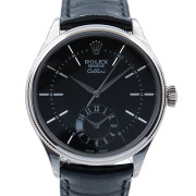 ロレックス　ROLEX　チェリーニ　デュアルタイム　50529　K18WG　自動巻き　ブラック　新品