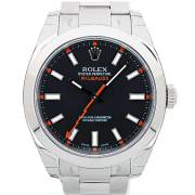 ロレックス　ROLEX　ミルガウス　116400　黒文字盤　イナズマ針　ブラック　新品