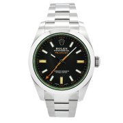 ロレックス　ROLEX　ミルガウス　Ref.116400GV　黒文字盤　グリーンガラス　新品