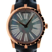 ロジェ・デュブイ　ROGER DUBUIS　エクスカリバー　クラシックプレシャスストーン　RDDBEX0348　ローズゴールド　42mm　新品