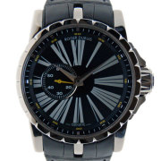 ロジェ・デュブイ　ROGER DUBUIS　エクスカリバー　RDDBEX0263　SS　45mm　ブラック　新品