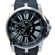 ロジェ・デュブイ　ROGER DUBUIS　エクスカリバー　EX45 77 9 9.71R　SS　45mm　ブラック　新品