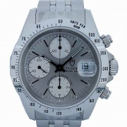 チューダー(チュードル)　TUDOR　クロノタイム　79280SW　シルバー/ホワイト　自動巻き　メンズ　クロノグラフ　日本ロレックスで修理可能