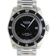 チューダー(チュードル)　TUDOR　グランツァーデイト　20050N　自動巻　41mm　SS　ブラック　新品