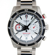 チューダー(チュードル)　TUDOR　グランツアーフライバッククロノ　20550N　41mm　SS　ホワイト　新品