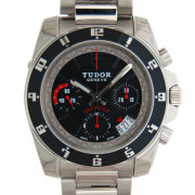 チューダー(チュードル)　TUDOR　グランツアークロノ　20350N　自動巻　41mm　SS　ブラック　新品