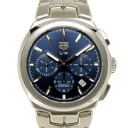 タグホイヤー　TAG HEUER　リンク キャリバー17 クロノグラフ　CBC2112.BA0603　41mm　ブルー　新品